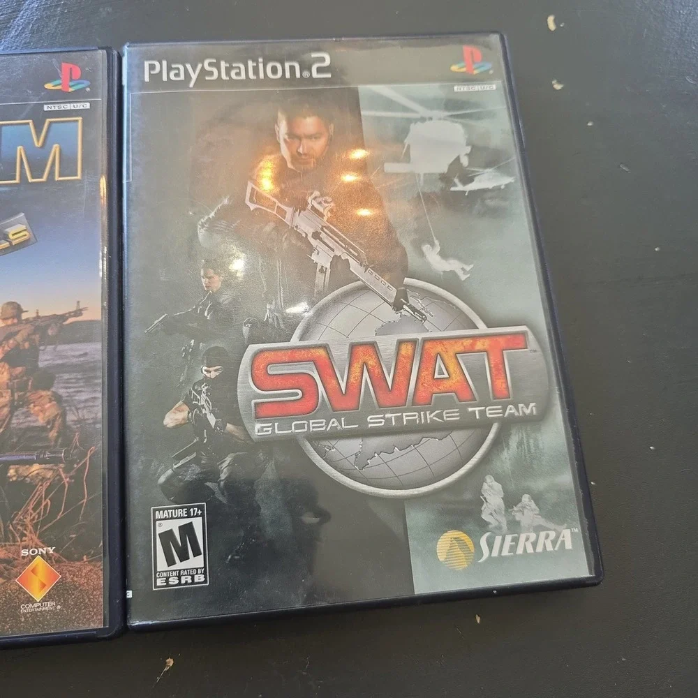 PS2‎ Game Bundle SOCOM US Navy Seals & SWAT Global Strike Team PlayStation 2 Lot